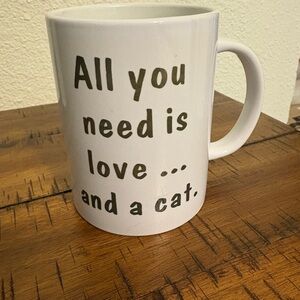 🔴2/$10- White Cat Lover's Mug